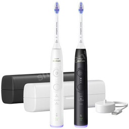PHILIPS Sonicare 6500 DUO Black/White HX7419/01 Zestaw dwóch