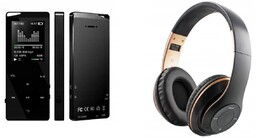 Odtwarzacz MP4 z Bluetooth 16GB+ Nauszne Słuchawki