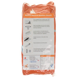 Koc ratunkowy 3-warstwowy Blizzard Trauma, pomarańczowy, mały