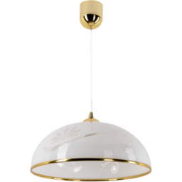 Lampa wisząca Inso A E27 biało-złota