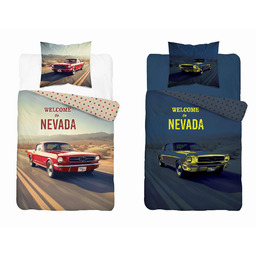 Detexpol Pościel świecąca w ciemności 140x200 Samochód szara