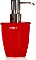 Spirella 1006771 Seria akcesoriów Toronto Red dozownik mydła