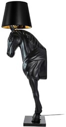 KOŃ HORSE STAND M Lampa podłogowa czarna -