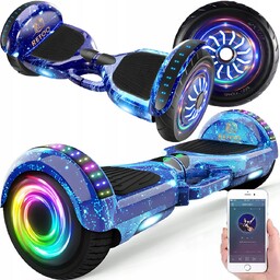 DESKOROLKA ELEKTRYCZNA HOVERBOARD 6,5'' CALA DESKA BLUETOOTH GŁOŚNIKI
