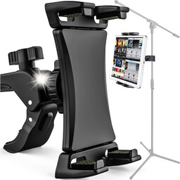 Uchwyt na tablet telefon 4.7"-12.9" na drążek, statyw,
