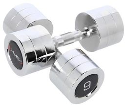 Hantle chromowane 2 x 9 kg CHD09 HMS