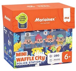 MARIOINEX Klocki elastyczne Mini Waffle Posterunek policji 905852
