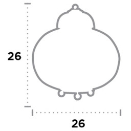 Searchlight Lampa stołowa Moroccan Fretwork, chromowy / srebrny,