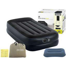 Materac Dmuchany Jednoosobowy 99x191x42 Intex 64122ND z Pompką