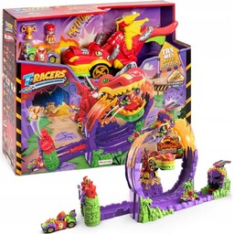 Zestaw T-Racers Dragon Loop z wyrzutnią pojazdem