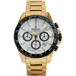Zegarek Festina Timeless Chronograph 20634/1 Złoty