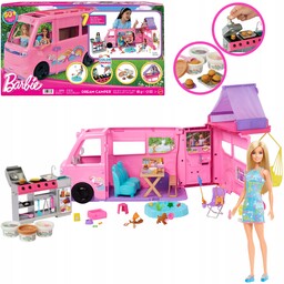 Barbie Duży Kamper Marzeń Z Lalką Dream Camper