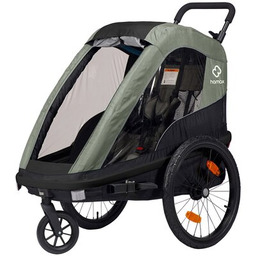 HAMAX Przyczepka rowerowa Avenida One 45kg Pasy Oliwkowy
