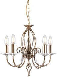 Elstead Lighting Żyrandol Aegean AG5 AB 5 rustykalna