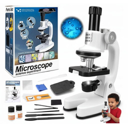 MIKROSKOP EDUKACYJNY DZIECI DZIECIĘCY NAUKA EKSPERYMENT PREZENT ZOOM