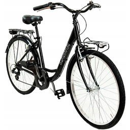 Rower miejski Labici BikeConcept damka 26" czarny dwa