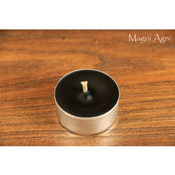 Tealight - świeca z wosku herbaciarka - czarna