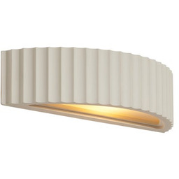 Skandynawski kinkiet biały organiczny - Plaster
