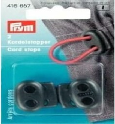 Prym - prym plastikowy czarny 2 -dołkowy korek