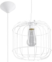 Sollux Industrialna LAMPA wisząca SL.0295 druciana OPRAWA zwis