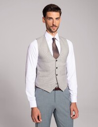 kamizelka valdisotto szary slim fit