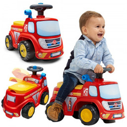 Samochód Jeździk Strażacki z Klaksonem od 1 roku