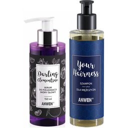 Anwen, zestaw przeciwłupieżowy, szampon + serum, wcierka
