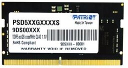 PATRIOT SIGNATURE SO-DIMM DDR5 16GB 4800MHz 1 Rank