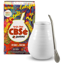 Yerba Mate CBSe Energia Guarana + Tykwa Bombilla