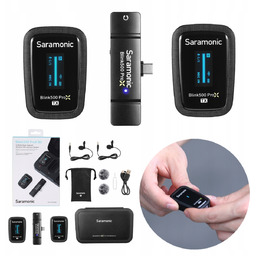Saramonic BLINK500 ProX B6 (rxuc+tx+tx) Usb-c Bezprzewodowy Zestaw