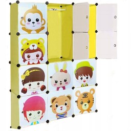 Szafa Modułowa Regał Garderoba Dla Dzieci Na Zabawki