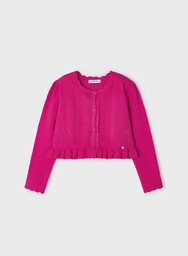 Mayoral 3354 Sweterek Sweter Rozpinany Fuksja r.98