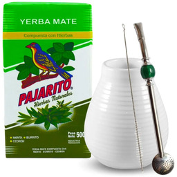 Yerba Mate Pajarito Compuesta con Hierbas + Tykwa