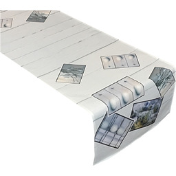 Bieżnik wielkanocny z nadrukiem w jajeczka OSWA-005-A