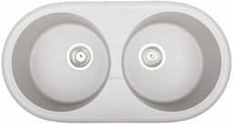 Zlewozmywak Granitowy LIBRA szary