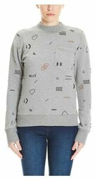 bluza Bench - Velvet Embroidery Jumper Winter Grey