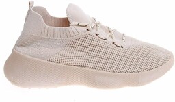 Beżowe wkładane buty sportowe