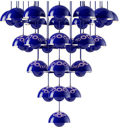 &Tradition - Flowerpot VP10 Żyrandol Ø89 Cobalt Blue