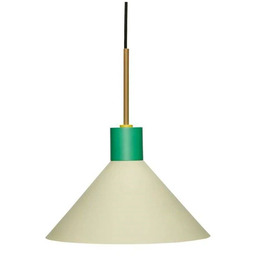 Hübsch - Lampa Wisząca Ø35 Brown/Green/Orange