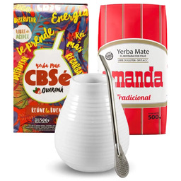 Zestaw Yerba Mate CBSe Energia Guarana Amanda Elaborada