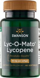Swanson Lyc-O-Mato Lycopene, naturalny likopen, 60 kapsułek żelowych