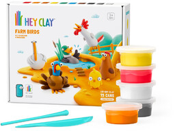 Hey Clay Zestaw Ptaki Z Farmy + Akcesoria