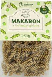 Makaron z zielonego groszku świderki 250g