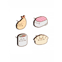 Przypinki Pusheen - Sushi Roll (4 szt.)