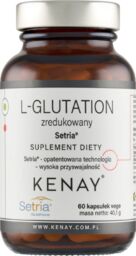 Kenay L-Glutation Zredukowany Setria, 60 kapsułek vege
