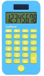 LEXIBOOK Kalkulator Disney Stitch C45D Zasilanie bateryjno-słoneczne, 1