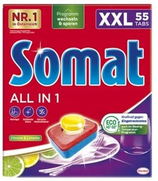 SOMAT XXL Kapsułki do zmywarki CYTRYNA i LIMONKA