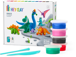 Hey Clay Zestaw Dinozaury + Akcesoria