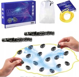 KAMIENIE MAGNETYCZNE GRA RODZINNA STATEGICZNA W SZACHY MAGNETIC