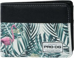 PRODG Flamingo-Portfel Freestyle, Zielony, 12 x 8,5 cm